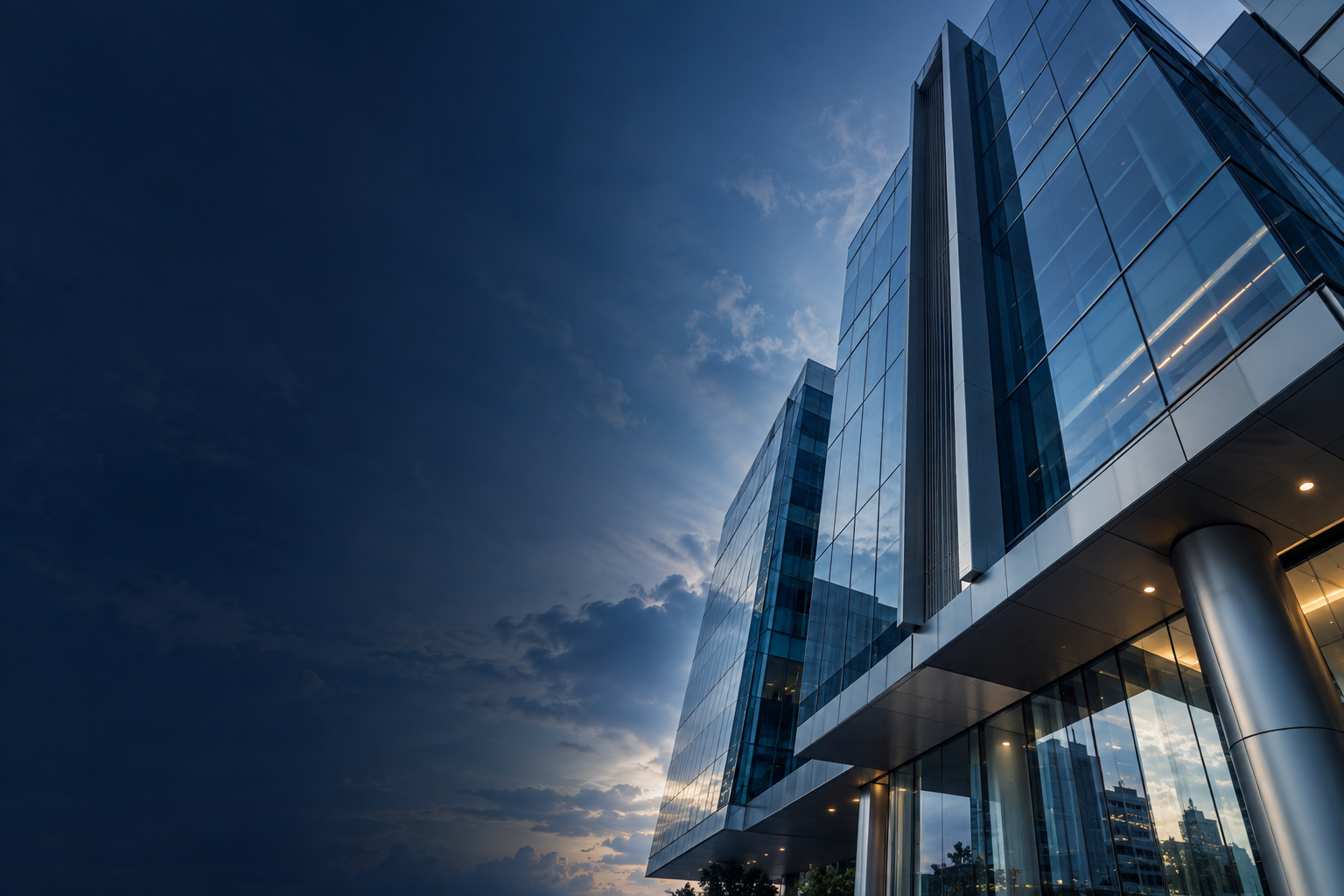 Illustrative modern corporate architecture
