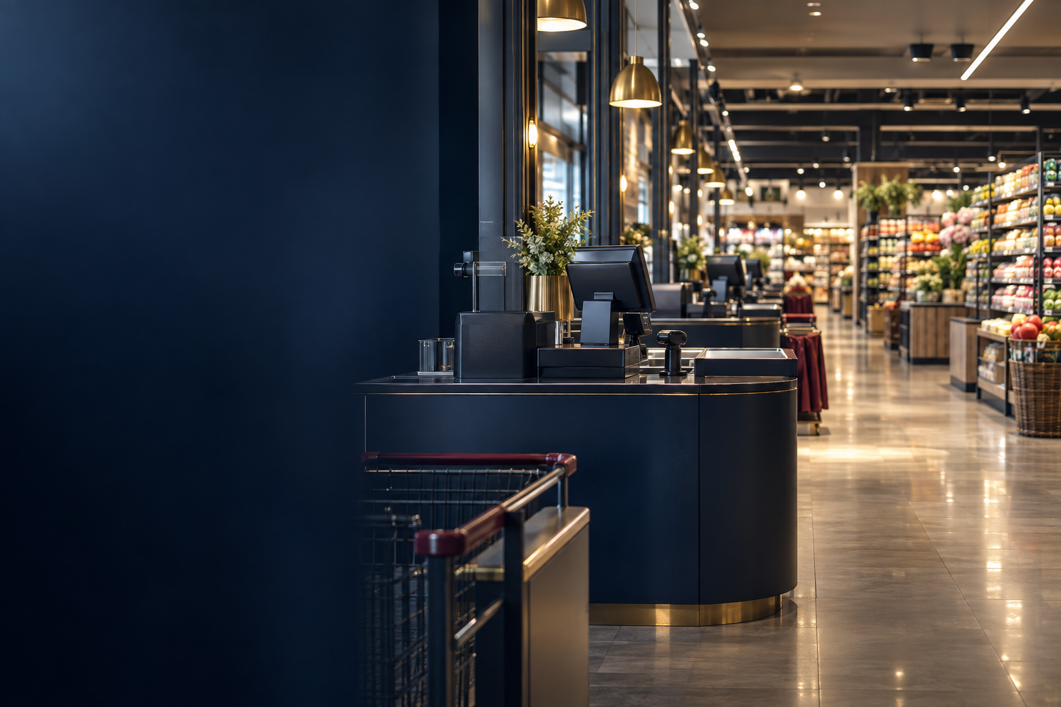 Illustrative supermarket retail environment