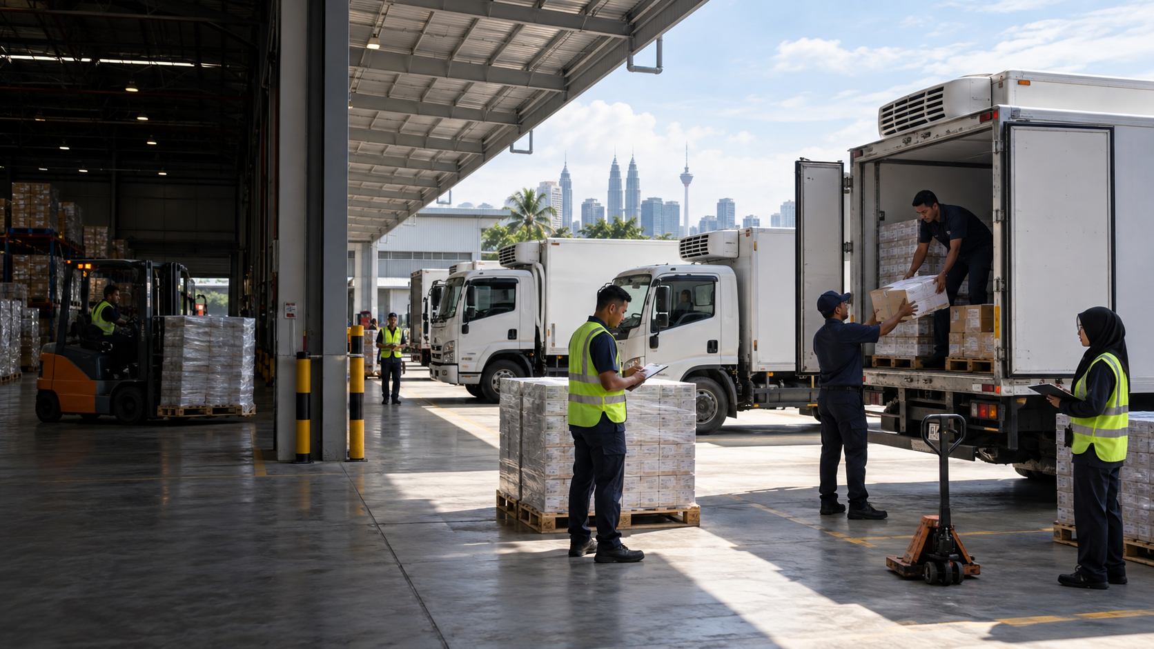Illustrative photograph of Malaysian distribution operations